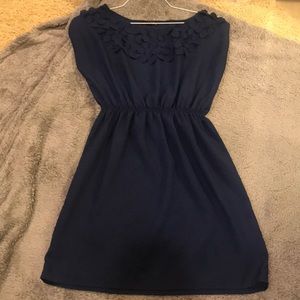 Navy blue dress